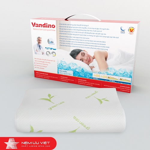 Pillow cooling gel memory foam vandino design