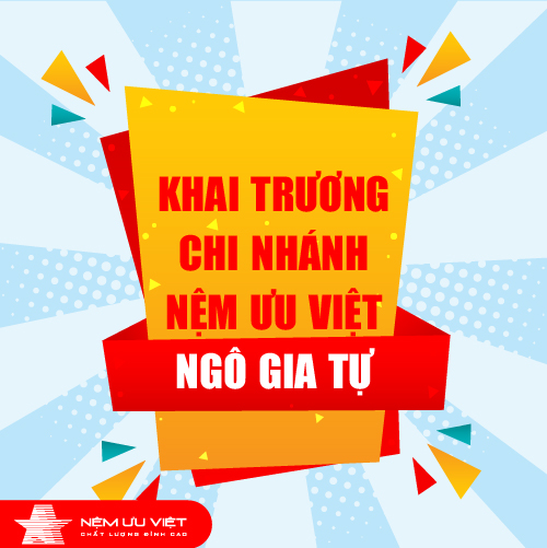 Showroom chi nhánh nệm ưu việt ngô gia tự khai trương tưng bừng