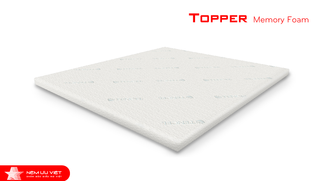 Nệm topper memory foam Ưu Việt