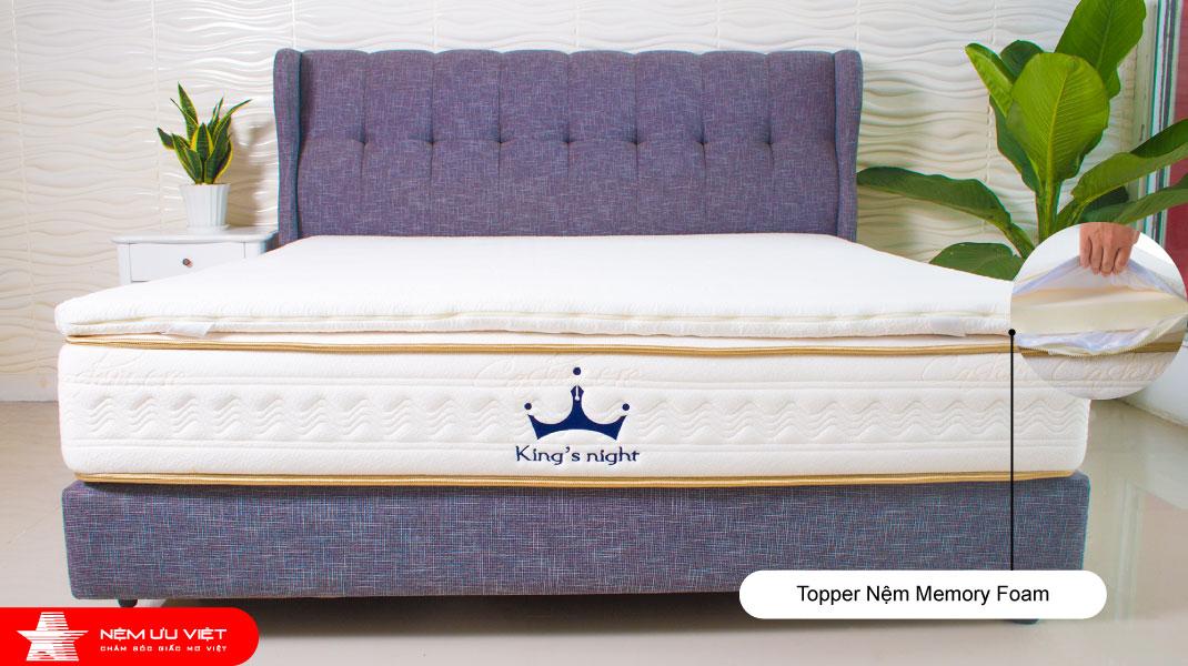 nệm tăng tiện nghi Memory Foam