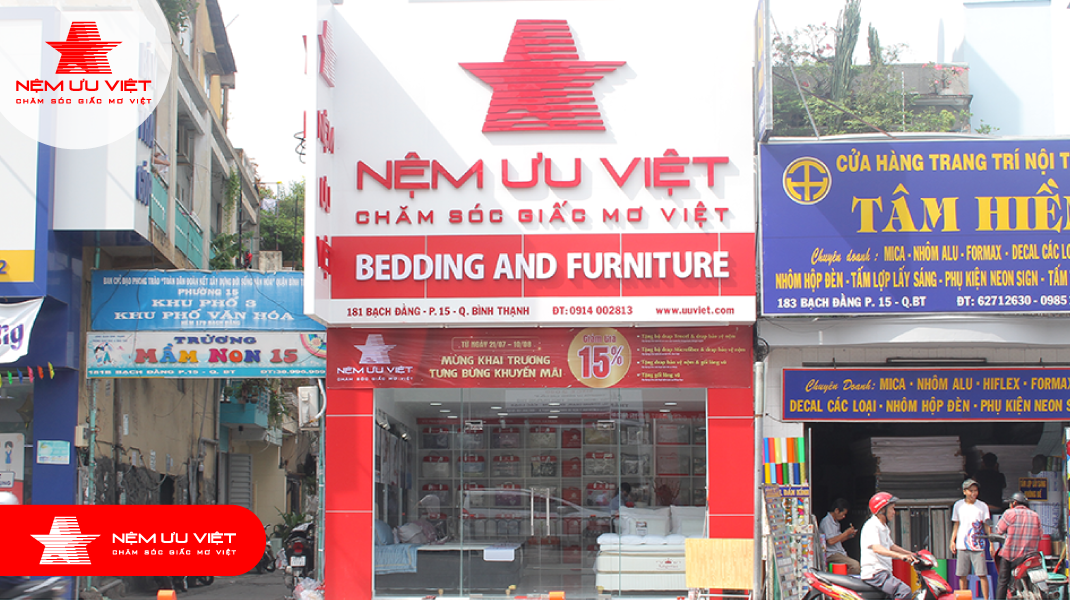 showroom nệm ưu việt