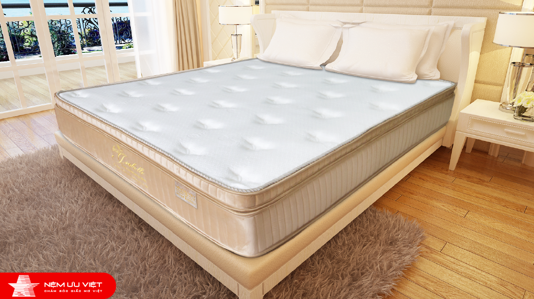 Nệm lò xo túi Isabelle 7 vùng – Euro Top Memory Foam