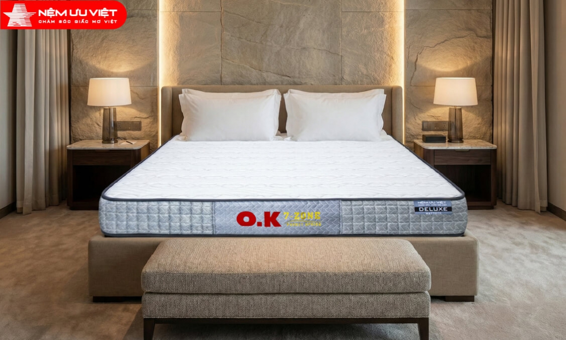 Nệm Lò Xo Túi Ưu Việt OK